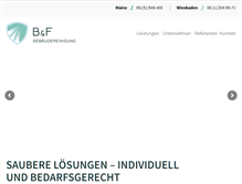 Tablet Screenshot of bufgmbh.de
